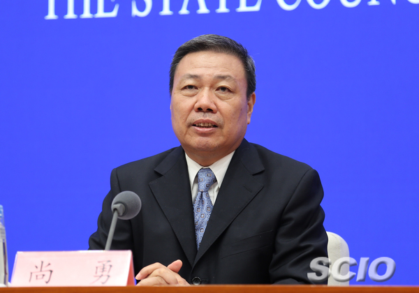 應急管理部副部長尚勇（張馨 攝）