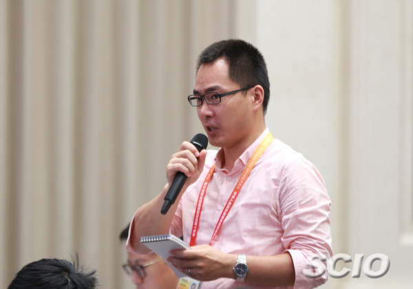 中國日報記者提問（劉健 攝）