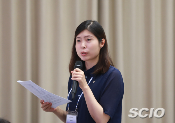 中央廣播電視總臺央廣記者提問（劉健 攝）